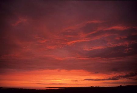Sunset over Inis Airc, Connemara.
F90X, 16mm. by Mark Thomas 