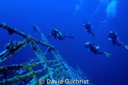 Divers Descend to the wreck of the Numidia For an adventu... by David Gilchrist 