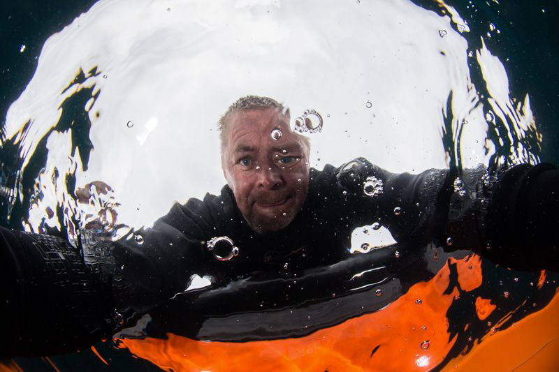 Diver Gurning! by John Parker 
