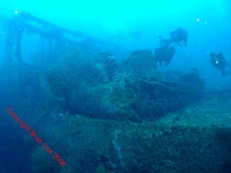 Tanks of the San Fran Maru Truk Lagoon. Itching to get ba... by Brad Cox 