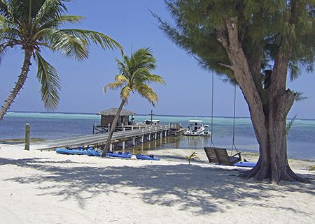This idyllic view is from our favorite dive resort on Lit... by Jim Chambers 