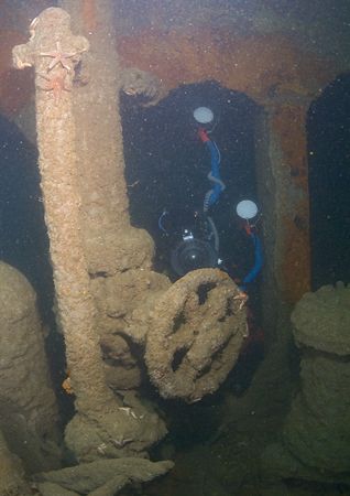 Unidentified creature in the depths of the James Eagan La... by Mark Thomas 