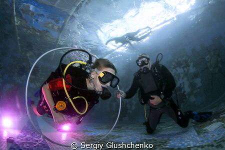 Children Diving by Sergiy Glushchenko 
