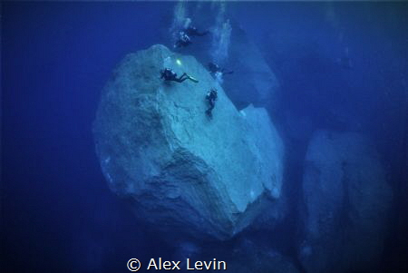 Cockroaches. Its like looked Arch in Gozo now. Underwater... by Alex Levin 
