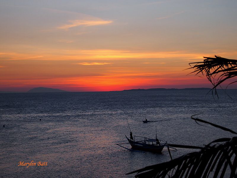 Anilao Sunset by Marylin Batt 