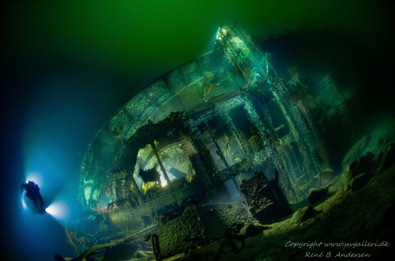 Oldenburg WW2 wreck, but was a german Raider ship in WW1 ... by Rene B. Andersen 