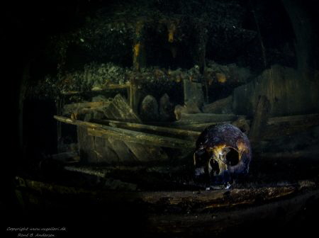 Minos wreck from 1939 in the Baltic sea, The picture is t... by Rene B. Andersen 