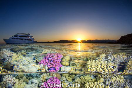 The Red Sea in Egypt holds a lot of nice views, above and... by Robert Smits 