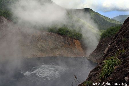 This is the best shot I could take of the Boiling Lake hi... by Zaid Fadul 