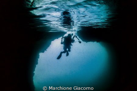 The  green cave . Raja ampat 
No strobo by Marchione Giacomo 