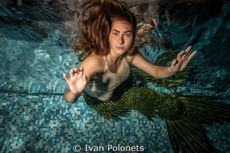 Restless mermaid by Ivan Polonets 
