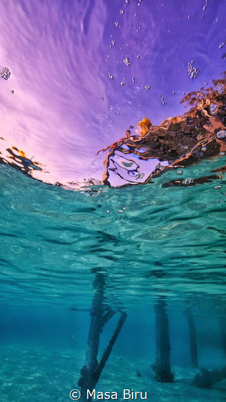 Water and sky by Masa Biru 
