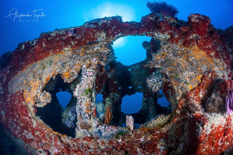 Submarine from 1st WW H1SS28, Bahia Magdalena México by Alejandro Topete 
