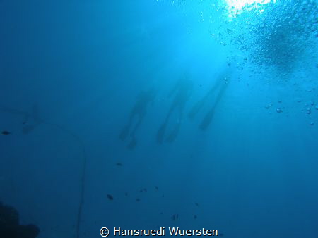 Freedivers by Hansruedi Wuersten 
