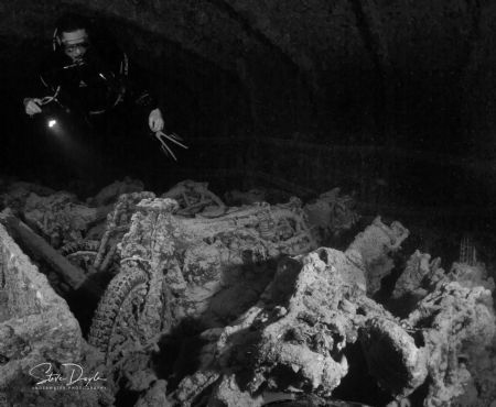 BSA Bike SS Thistlegorm hold . by Steven Doyle 