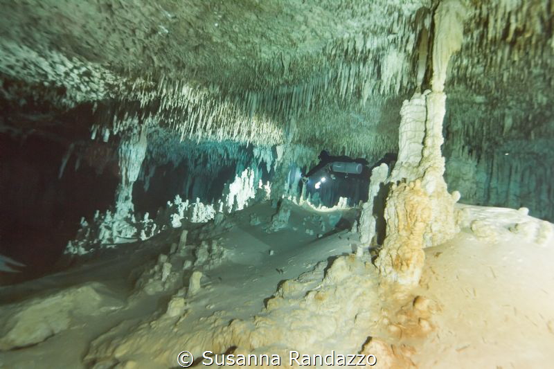 cave diving, Mexico by Susanna Randazzo 