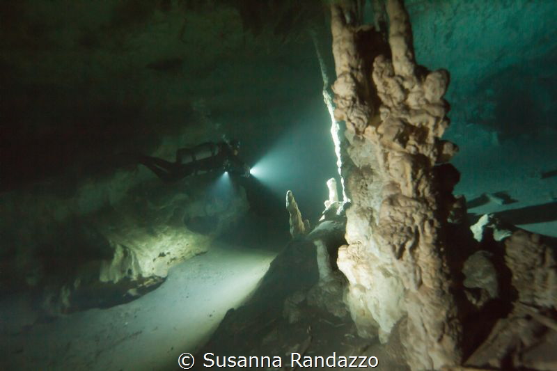 cave diving Riviera Maya by Susanna Randazzo 