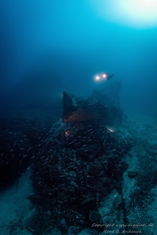 Fortunal wreck laying in Croatia near the Vis island on 5... by Rene B. Andersen 