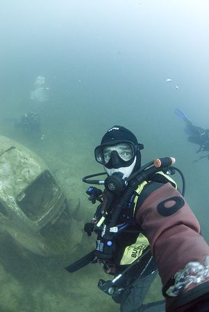 Self portrait, Capernwray.
D200, 10.5mm. by Derek Haslam 