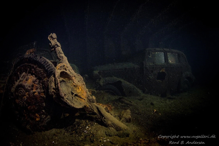 D/S Sao Paulo.It was a cargo ship for the Nazi invasion o... by Rene B. Andersen 