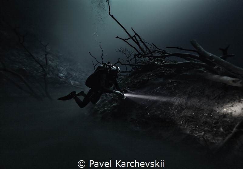 Cenote Angelita by Pavel Karchevskii 