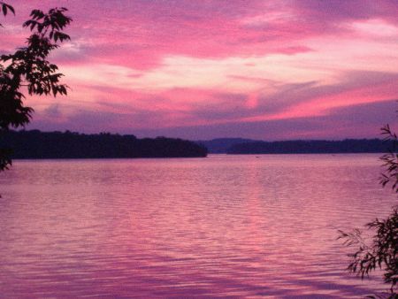 night fall at the cottage by Adam Stadnicki 