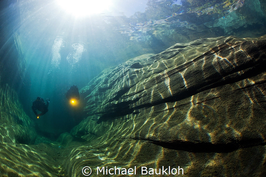 Verzasca River by Michael Baukloh 