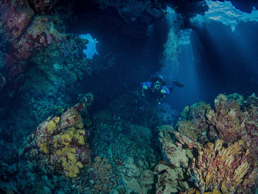 Cavern in the South of Egypt. by Brenda De Vries 