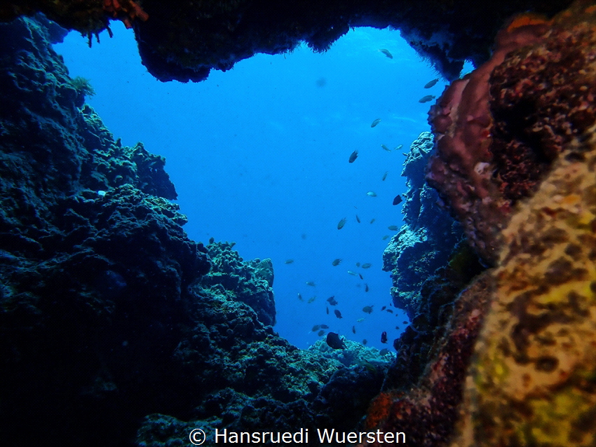 Cave end by Hansruedi Wuersten 