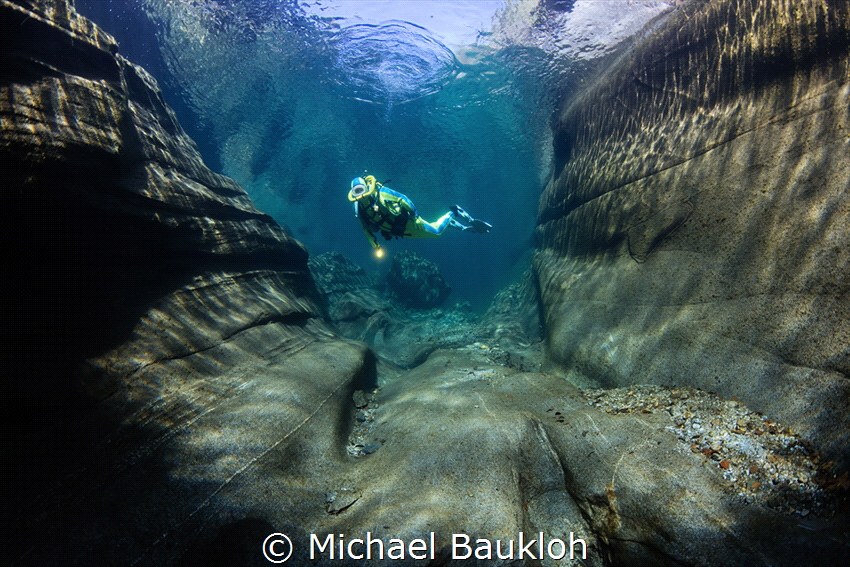Verzasca River by Michael Baukloh 