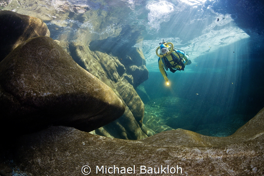 River Verzasca by Michael Baukloh 
