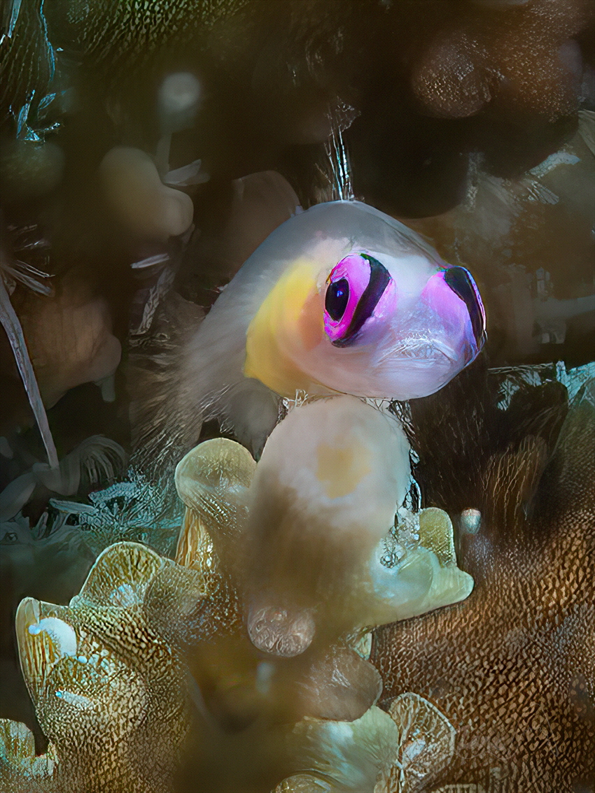 purple eyes by Marc Van Den Broeck 