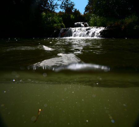 Hawaiian Falls. This photo was taken during an ATV tour i... by Mathew Cook 