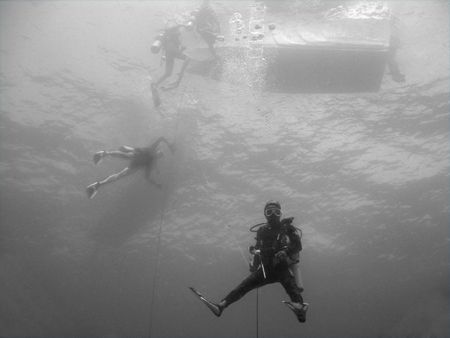 Returning to the dive boat. by Dr Evil 