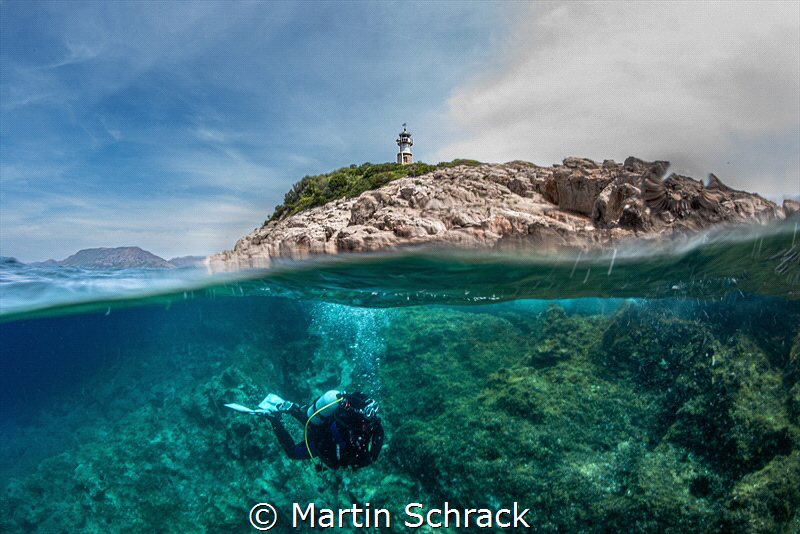 Halb/Halb Aufnhame an der ,,Leuchtturminsel,, bei Zuljana... by Martin Schrack 
