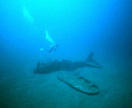 'RABAUL ZERO' Almost fully intact Zero in Simpson Bay, Ra... by Rick Tegeler 