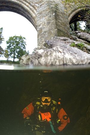 Mr Haslam under Devil's Bridge.
River Lune, Cumbria.
D2... by Mark Thomas 