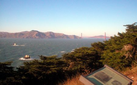 Golden Gate Bridge on SF Coast- shot with 2.0 megapixel O... by Andrew Kubica 