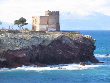 A beautiful winter landscape of the Terrasini city (Sicil... by Ferdinando Meli 