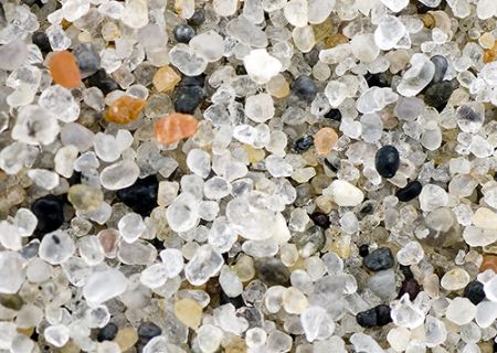 Grains of sand. Skeleton Coast, Namibia. 2007. by Chris Wildblood 
