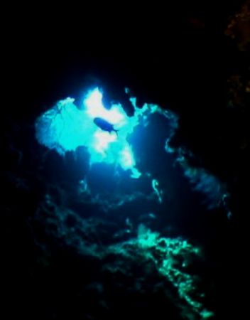 Looking out from a cave, Solomon Islands, Sony pc350 by Marylin Batt 