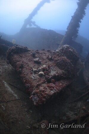 Tank on the nippo maru. by Jim Garland 
