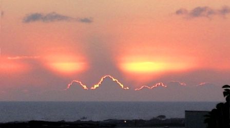 Kona Coast Hawaii's Big Island Sunset. by Richard Lynch 