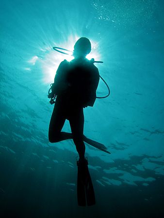 Blessed Diver! Taken In Tenggol With Canon S80. by Edvin Eng 