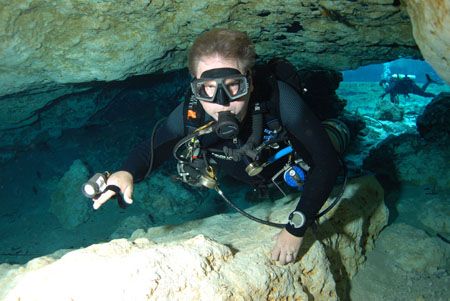 Two Divers.Taken at Ginnie Springs, FL Camera nikon D-200... by Ray Eccleston 