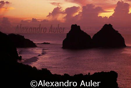 Fernando de Noronha´s Island Landscape. This are called  ... by Alexandro Auler 