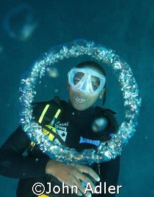 Oops, seems to have lost his halo! Our Sodwana Bay divema... by John Adler 
