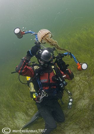 Mr H & compass jellyfish.
Little Killary, Connemara.
10... by Mark Thomas 