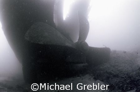 Wreck of the Conestoga near Cardinal in the St. Lawrence ... by Michael Grebler 