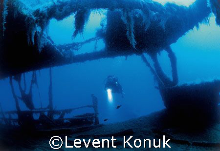 Saint Didier wreck Antalya Turkey by Levent Konuk 